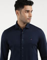 Tommy Hilfiger Solid Slim Fit Shirt