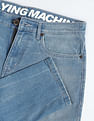 Flying Machine Slash Slim Tapered Fit Mid Rise Jeans
