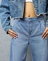 Flying Machine Women Mom Fit Rinsed Jeans
