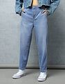 Flying Machine Women Mom Fit Rinsed Jeans
