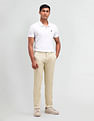Arrow Sport Textured Mid Rise Trousers