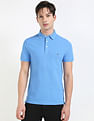 Tommy Hilfiger Solid Slim-Fit Cotton Polo Shirt