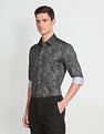Arrow Abstract Print Cotton Shirt