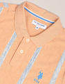 U.S. Polo Assn. Vertical Stripe Cotton Polo Shirt