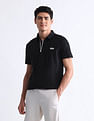 USPA Active Solid Slim Fit Polo Shirt