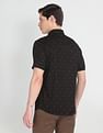 Arrow Sports Brand Print Twill Casual Shirt