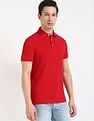 Tommy Hilfiger Solid Slim-Fit Cotton Polo Shirt