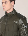 U.S. Polo Assn. High Neck Solid Padded Jacket