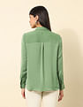 U.S. Polo Assn. Women Satin Solid Shirt