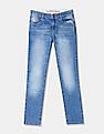 U.S. Polo Assn. Kids Stone Wash Whiskered Jeans