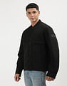 Calvin Klein Jeans Regular Fit Solid Quilted Jacket