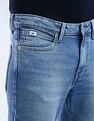 Flying Machine Whiskered Mankle Relaxed Tapered Fit Jeans