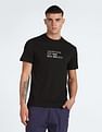 Calvin Klein Mixed Print Stencil Logo T-Shirt