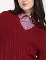 Tommy Hilfiger Regular-Fit Nylon V-Neck Sweater