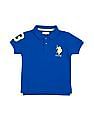 U.S. Polo Assn. Kids Solid Cotton Pique Polo Shirt