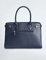 U.S. Polo Assn. Women Brand Stripe Structured Handbag