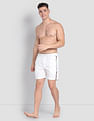 USPA Innerwear Brand Stripe Dual Pocket IYAX Boxers - Pack Of 1