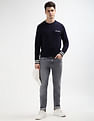 Tommy Hilfiger Embroidered Monotype Cotton Sweater
