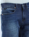 Flying Machine Slash Slim Tapered Fit Blue Jeans