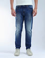 Flying Machine Slash Slim Tapered Fit Blue Jeans