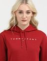 Tommy Hilfiger Regular Fit Linear Hooded Sweatshirt