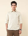 U.S. Polo Assn. Geometric Printed Pure Cotton Shirt