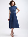 Tommy Hilfiger Ribbed Mock Neck Midi Dress