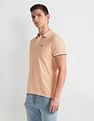 Arrow Sports Tipped Collar Solid Polo Shirt