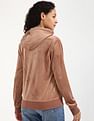 Calvin Klein Embossed Monogram Hood Sweatshirt