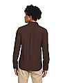 U.S. Polo Assn. Spread Collar Solid Casual Shirt