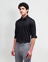 Arrow Newyork Manhattan Slim Fit Solid Shirt