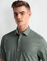Arrow Sports Point Collar Cotton Shirt