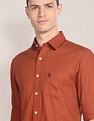 U.S. Polo Assn. Solid Dobby Tailored Shirt