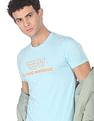 Flying Machine Crew Neck Brand Print T-Shirt