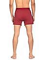 Calvin Klein Underwear Men Red Mid Rise Slim Fit Boxers
