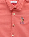 U.S. Polo Assn. Kids Boys Embroidered Logo Twill Shirt