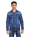Flying Machine Spread Collar Denim Wash Jacket