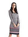 U.S. Polo Assn. Women Long Sleeve A-Line Dress
