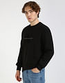 Calvin Klein Jeans Brand Printed Regular Fit Sweatshirt