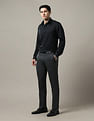 Arrow Textured Tailored Fit 1851 Shirt