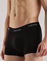 Calvin Klein Underwear Low Rise Solid Black Trunks - Pack Of 3