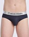 Calvin Klein Underwear Low Rise Solid Blue Briefs