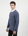 Tommy Hilfiger Oval Structure Crew Neck Sweater