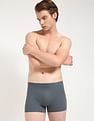 Calvin Klein Underwear Mid Rise Solid Grey Trunks