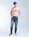 Flying Machine Mid Rise Mankle Relaxed Tapered Fit Jeans