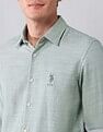 U.S. Polo Assn. Denim Co. All-Over Printed Pure Cotton Shirt