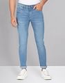 AD by Arvind Skinny Fit Stone Wash Jeans