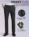 Arrow Newyork Mid Rise Slim Fit Autoflex Trousers