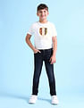 U.S. Polo Assn. Kids Boys Stone Wash Skinny Fit Jeans