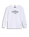 Tommy Hilfiger Kids Boys Monotype 1985 Regular Long Sleeves T-Shirt